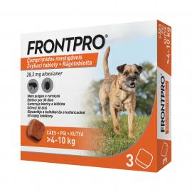 FRONTPRO 28 mg rágótabletta kutyáknak >4–10 kg 1db