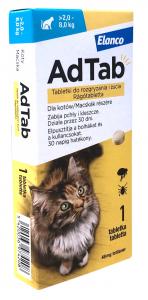 AdTab 48mg rágótabletta macskák részére (2-8 kg) 1db