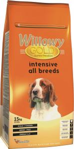 Willowy Gold Intensive All Breeds száraz kutyaeledel 15 kg