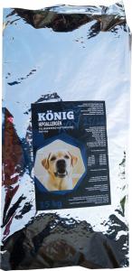 König Kost teljes értékű hypoallergén kutyaeledel hal-rizs 15 kg