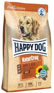 HAPPY DOG NATUR-CROQ RIND & REIS (Marha & rizs) 4kg