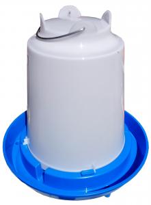 Baromfi önitató műanyag 10L függeszthető kék