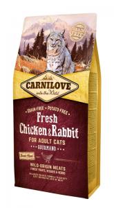 Carnilove Fresh Adult Cat csirke&nyúl Gourmand 6kg
